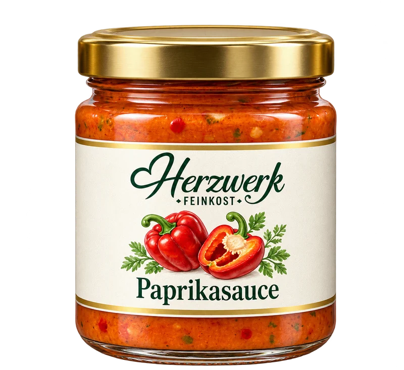 Herzwerk Paprikasauce